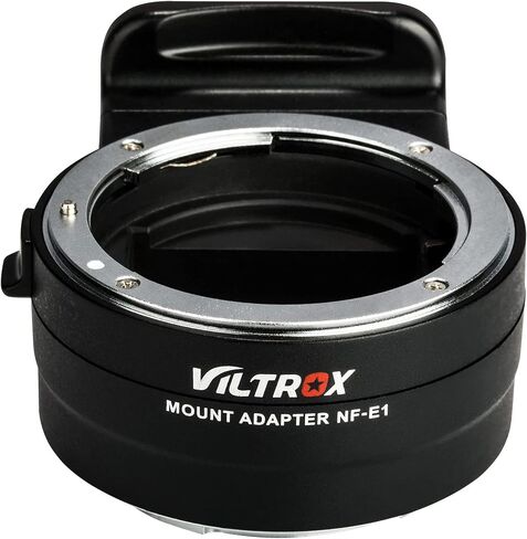 VILTROX NF-E1 Lens Mount Adapter F Mount Lens to E Mount Camera Converter Ring Auto Focus Adapter for Nikon F Mount Lenses to Sony E Mount Camera a9 Series a7 Series a6x00 Series in Kuwait