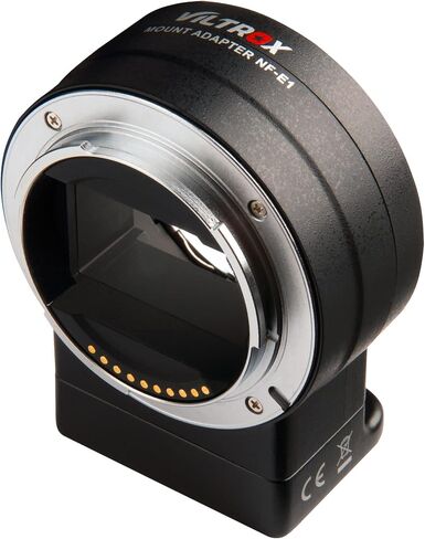 VILTROX NF-E1 Lens Mount Adapter F Mount Lens to E Mount Camera Converter Ring Auto Focus Adapter for Nikon F Mount Lenses to Sony E Mount Camera a9 Series a7 Series a6x00 Series in Kuwait