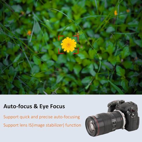 EF-M2 Pro Auto-Focus Lens Adapter 0,71x Speed-Booster with Security Lock Compatible for Canon EF Lens to M4/3 Camera Iumix/oIympus/bmpcc (MFT-Mount) in Kuwait