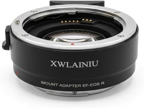 EF-EOS R AF Adapter for Canon EF/EF-S to EOS-R Cameras | Auto Focus, full electronic link, IS & EXIF support, CNC aluminum mount, zero image loss, fits Canon EOS R series in Kuwait