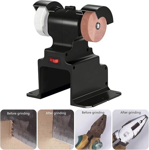 ordinarYone Double Wheel Cordless Grinder For 18V Battery With Coarse And Fine Wheels Polishing Sanding Rust Removal in Kuwait