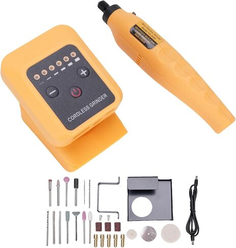 ViaGasaFamido Electric Grinding Tool, Adjustable Speed Grinder Machine for Carving and Polishing with 6 Speed Settings 6000-18000 RPM for DIY Projects in Kuwait