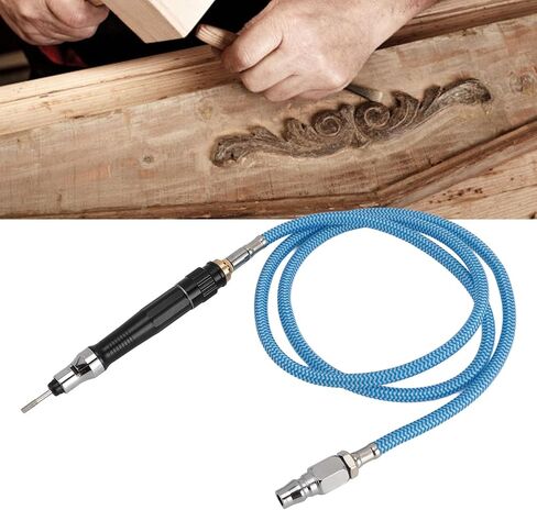 Air Pencil Die Pneumatic Grinder, High Speed Cutting Tool for Precision Works, 1/4" Alloy Steel NPT Connector for Workers in Kuwait
