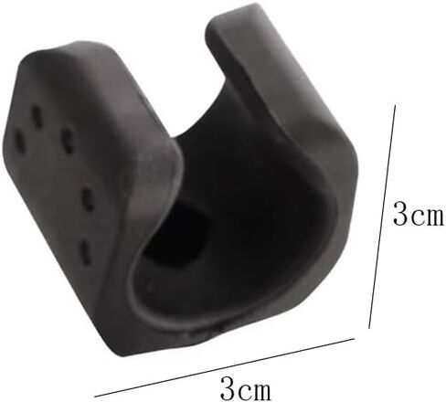 4 Pieces Universal Flashlight Holder Torch Mounting Brackets Flashlight Mount Holder Flashlight Mounting Brackets Versatile Clip Mount for LED Flash Light or Similar Items with Screws(Black, Small) in Kuwait