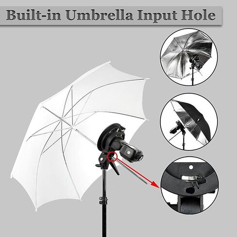 S Type Bracket Stable Bowens S Mount Holder for Speedlite Flash Snoot Softbox Photo Studio Plastic Umbrella Mount Bracket in Kuwait