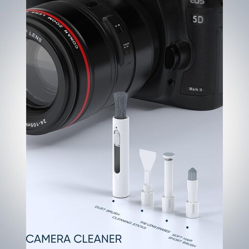 Multifunctional Electronic Cleaning Kit | Keyboard Brush,Screen Spray Wiper,USB Charging Port Repair Tools for Airpods,iPhone,Phone Stand,Card Slots Storage in Kuwait