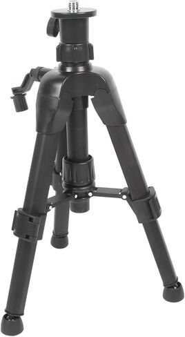 Generic Level Tripod, Space Aluminum Level Tripod Stand, 0.45m Telescopic Height with Bubble and 3 Way Stabilizer, Thickened Support for Measuring Layout Jobsite Use in Kuwait