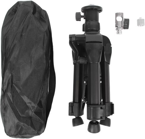 Generic Level Tripod, Space Aluminum Level Tripod Stand, 0.45m Telescopic Height with Bubble and 3 Way Stabilizer, Thickened Support for Measuring Layout Jobsite Use in Kuwait