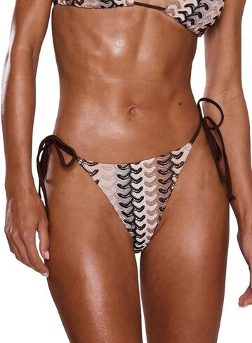 Womens Bikini Bottoms Only Cute Sexy Summer Beach Swimwear Stripe Spring in Kuwait