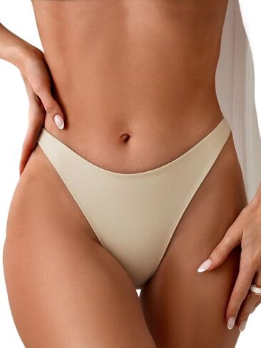 Women Solid Color Bikini Bottom for Summer Beach in Kuwait