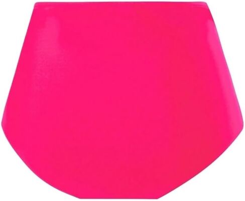 High Waist Pleated Control Solid Color Bikini Bottom for Women in Kuwait