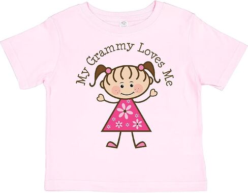 inktastic My Grammy Loves Me Toddler T-Shirt in Kuwait