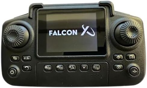 Falcon X 4K Drone with Built-In Screen Remote, Foldable FPV Quadcopter with Wide-Angle Camera, Carrying Case & 3 Batteries – Easy-to-Fly Drone for Beginners in Kuwait