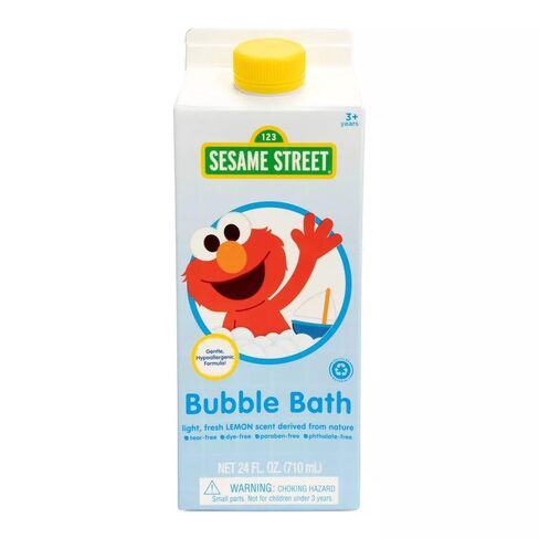 Sesame Street Bubble Bath | Light Lemon Scent | Tear Free | Dye, Paraben, & Phthalate Free | Hypoallergenic | 24 oz (710 ml) in Kuwait