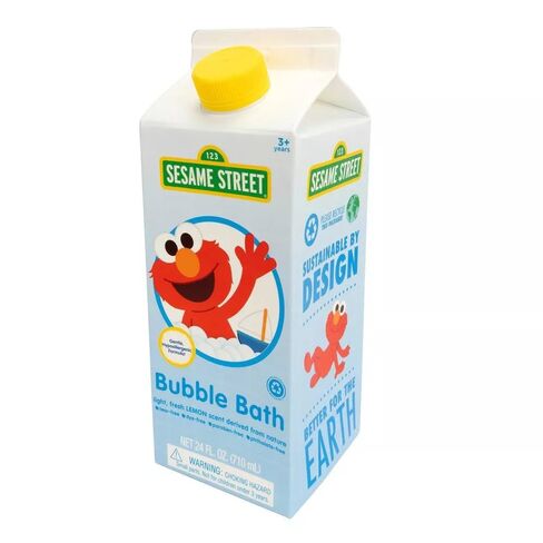Sesame Street Bubble Bath | Light Lemon Scent | Tear Free | Dye, Paraben, & Phthalate Free | Hypoallergenic | 24 oz (710 ml) in Kuwait
