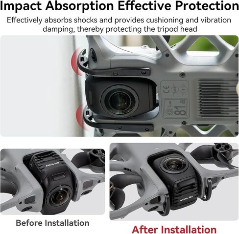 Avata 360 Gimbal Bumper Guard - Gimbal Protective Cover for DJI Avata 360 Drone Accessories Aluminum Alloy Anti-Collision Bumpers Bar Front Bumper Camera Protector in Kuwait