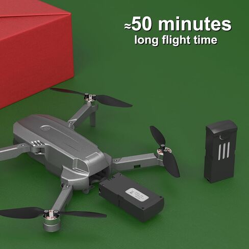 B12 Drone with Camera 4K, GPS Drone, Under 249g, RC Quadcopters with Follow Me. Brushless Motor, Smart Auto Return Home, Waypoint Fly, Lightweight and Foldable Quadcopters for Beginner in Kuwait