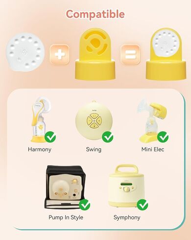Replacement Valves and Membranes for Medela Breast Pumps (4-Pack) – BPA-Free Food-Grade Silicone Parts Compatible with Pump in Style, Swing, Lactina, Symphony, Harmony in Kuwait