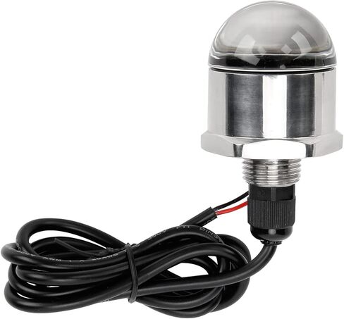 RiToEasysports Underwater Light Stainless Steel Drain Plug Light 12V Blue LED 1200LM 1 2 NPT Thread IP68 for Boat Yacht Pool Fishing in Kuwait