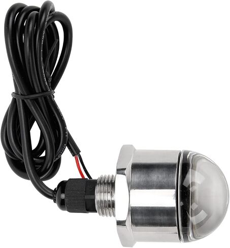 RiToEasysports Underwater Light Stainless Steel Drain Plug Light 12V Blue LED 1200LM 1 2 NPT Thread IP68 for Boat Yacht Pool Fishing in Kuwait