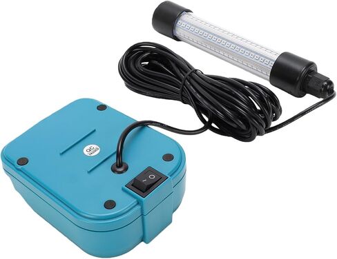 Asixxsix Underwater Fishing Light, IP68 1300LM Night Fishing Light, Green with USB Charging Ports for Night Ice Dock in Kuwait