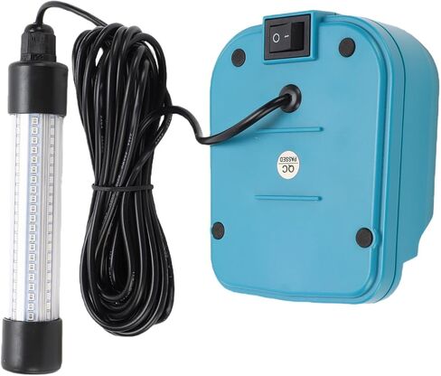 Asixxsix Underwater Fishing Light, IP68 1300LM Night Fishing Light, Green with USB Charging Ports for Night Ice Dock in Kuwait