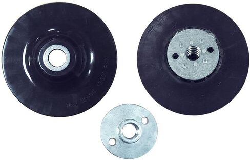 Replacement 4.5 Inch Angle Grinder Backing Pad for Resin Fiber Disc with 5/8 Inch-11 Locking Nut for Superior Pads for Abrasives BP45 in Kuwait
