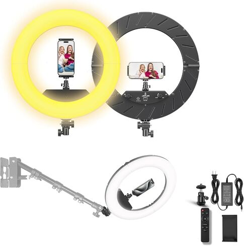 18 inch Ring Light Kit,55W,NO Wall Mount Triangle Boom Arm (18 inch) in Kuwait