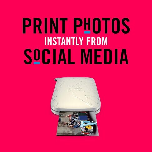 HP Sprocket Select Portable Photo Printer – Stylize Social Media Photos and Print 30% Larger Pictures on 2.3x3.4" Sticky-Backed Paper (5XH49A) in Kuwait