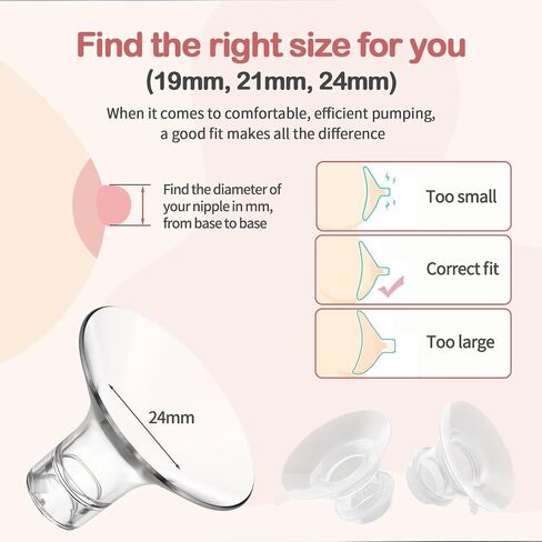 Saglve Breast Pumps,Double Electric Breast Pump Portable 4 Modes & 9 Levels | 320mmHg Strong Suction,10 Breastmilk Storage Bags,2 Size Flanges,LED Display,Rechargeable Portable Pump Breastfeeding in Kuwait