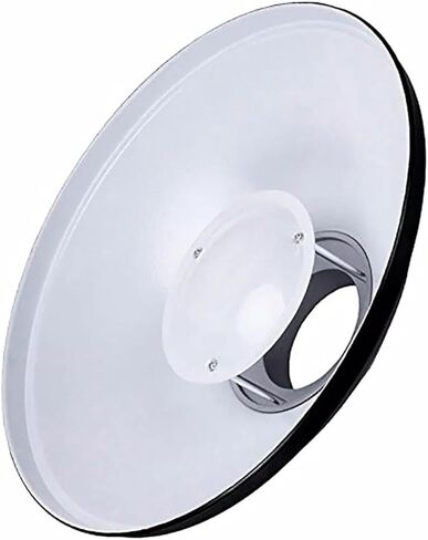 Godox 16.5inch/42cm White Beauty Dish, Bowens Mount Reflector w/Honeycomb and White Diffuser, Light Modifier for Bowens Mount Strobe Studio Flash Monolight for Godox SK400II, AD600Pro, AD600BM, MS300 in Kuwait