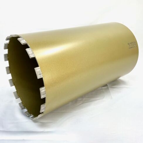 Ultra Premium BLUEROCK 9" ARIX Turbo Diamond 1-1/4"-7 Thread Wet Type Coring Bit for Drilling Concrete Rebar Asphalt Brick Rock Masonry Hole Barrel Coring in Kuwait