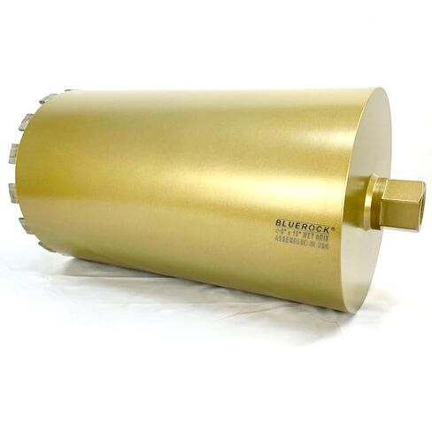 Ultra Premium BLUEROCK 9" ARIX Turbo Diamond 1-1/4"-7 Thread Wet Type Coring Bit for Drilling Concrete Rebar Asphalt Brick Rock Masonry Hole Barrel Coring in Kuwait