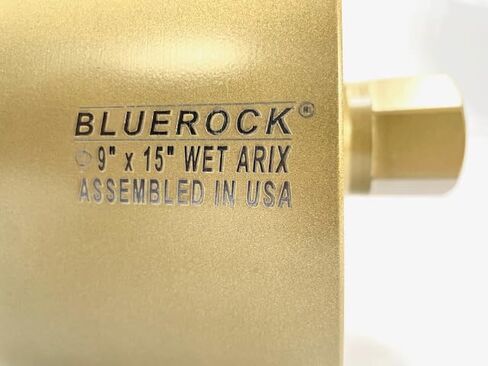 Ultra Premium BLUEROCK 9" ARIX Turbo Diamond 1-1/4"-7 Thread Wet Type Coring Bit for Drilling Concrete Rebar Asphalt Brick Rock Masonry Hole Barrel Coring in Kuwait
