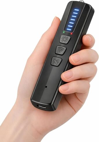 Hidden Camera Detectors, AI-Powered Portable RF Signal Scanner with LED Flashlight, Adjustable Sensitivity Safety Tool for Travel, Hotel, Car, Home and Office, Black in Kuwait