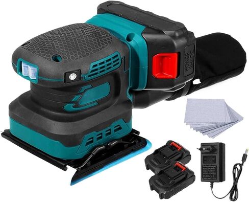 Wall Sander, Brushless Random Orbital Electric Sheet Sander Wood Grinder Polishing Machine Dust Exhaust Power Tools(Just Sandpaper) in Kuwait