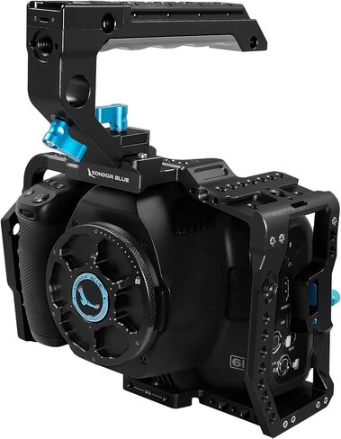 KONDOR BLUE 6K Pro Cage Compatible with Blackmagic Design | Lightweight Aerospace Grade Aluminum | Multiple Mounting Points | Built-in HDMI & USB C Cable Clamps | Space Gray… in Kuwait