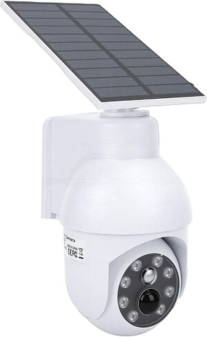 540LM Solar Security Light Motion Sensor Outdoor, IP64 Simulation Camera LED Light for Yard, Solar Powered Dummy Camera with Auto OnOff, Adjustable Bright in Kuwait