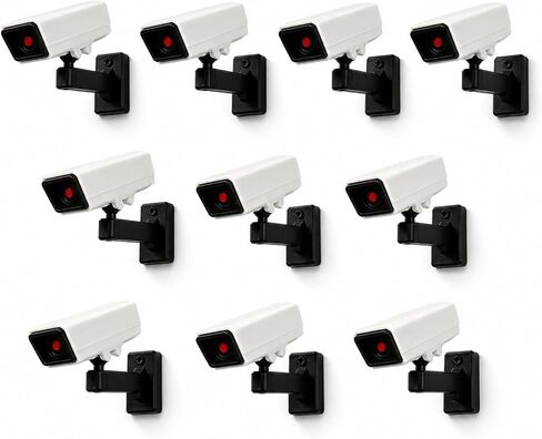LOGOFUN 10PCS Miniature Security Camera Model Dollhouse Mini Simulation System Tiny Plastic Monitor for Office Bank Street Scenery Micro Landscape in Kuwait