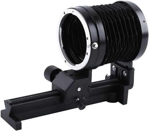 Macro Bellows Heavy Duty Accordion Tripod Mount Extension for EF Focus Camera, Black Plastic, Aluminum Alloy in Kuwait