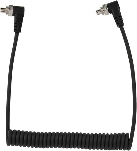 Greensen 100cm PC Sync Cable Male-to-Male for DSLR Cameras and Flashes with Screw Lock Port in Kuwait