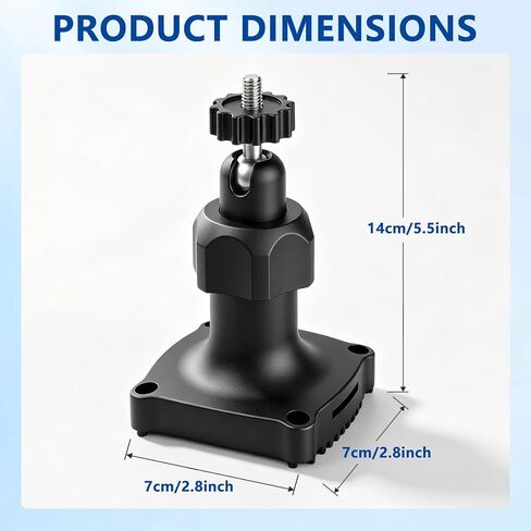 Adjustable Camera Mount for Blink Outdoor 2K+ and Blink Outdoor 4(4th Gen) / (3rd Gen) / Mini 2, Secure Wall Mount with Tight Strap for Flexible Wall, Tree, Pole Security Installation, Black in Kuwait