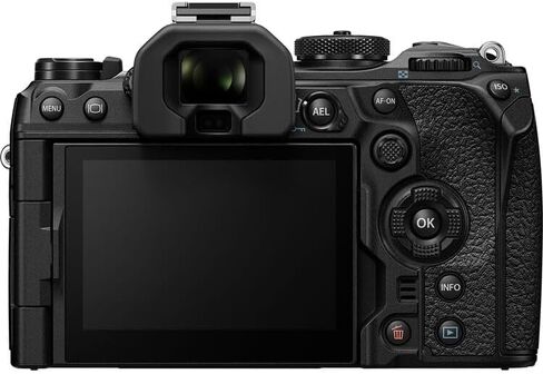OM SYSTEM OM-1 Mark II Mirrorless Camera with 12-40mm f/2.8 PRO Lens Bundle | 20MP Stacked BSI Sensor, 5-Axis IBIS, 120fps Burst & 4K Video | for Travel & Wildlife (V210041BU000) + 64GB Card + Bag in Kuwait