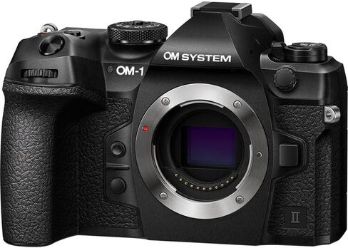 OM SYSTEM OM-1 Mark II Mirrorless Camera with 12-40mm f/2.8 PRO Lens Bundle | 20MP Stacked BSI Sensor, 5-Axis IBIS, 120fps Burst & 4K Video | for Travel & Wildlife (V210041BU000) + 64GB Card + Bag in Kuwait