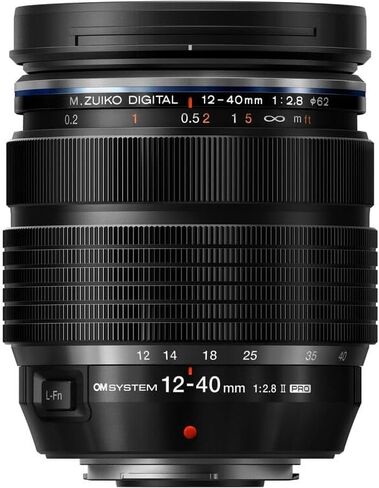 OM SYSTEM OM-1 Mark II Mirrorless Camera with 12-40mm f/2.8 PRO Lens Bundle | 20MP Stacked BSI Sensor, 5-Axis IBIS, 120fps Burst & 4K Video | for Travel & Wildlife (V210041BU000) + 64GB Card + Bag in Kuwait