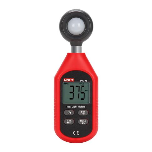 UNI-T UT383 Mini Light Meters with Certificates: CE, UKCA 200,000 LUX Digital Luxmeter Luminance Lux Fc Test Max Min Illuminometers Photometer in Kuwait
