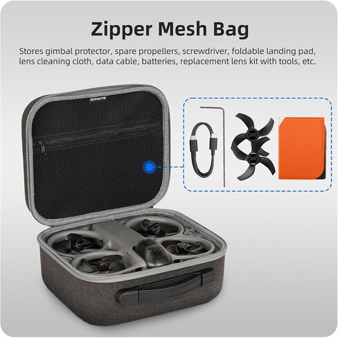 Carrying Case for DJI Avata 360 Accessories, Portable Storage Bag Protective Travel Case for DJI Avata 360 Drone and RC 2 Remote Controller in Kuwait