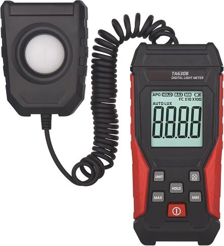 Handheld Illuminometer with Auto Power Off for Street Lights Construction Camera Studios (TA630B) in Kuwait
