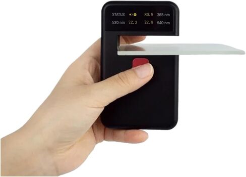 UV Meter, CT-23 Portable Transmittance Tester UV VL IR for Solar Film Agricultural Film Window Glass Transmission Meter Test Accuracy±2% in Kuwait
