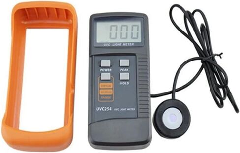 UV Meter, 248nm-262nm Short Wave UVC Light Meter Digital UV Tester Radiation Intensity Detector in Kuwait
